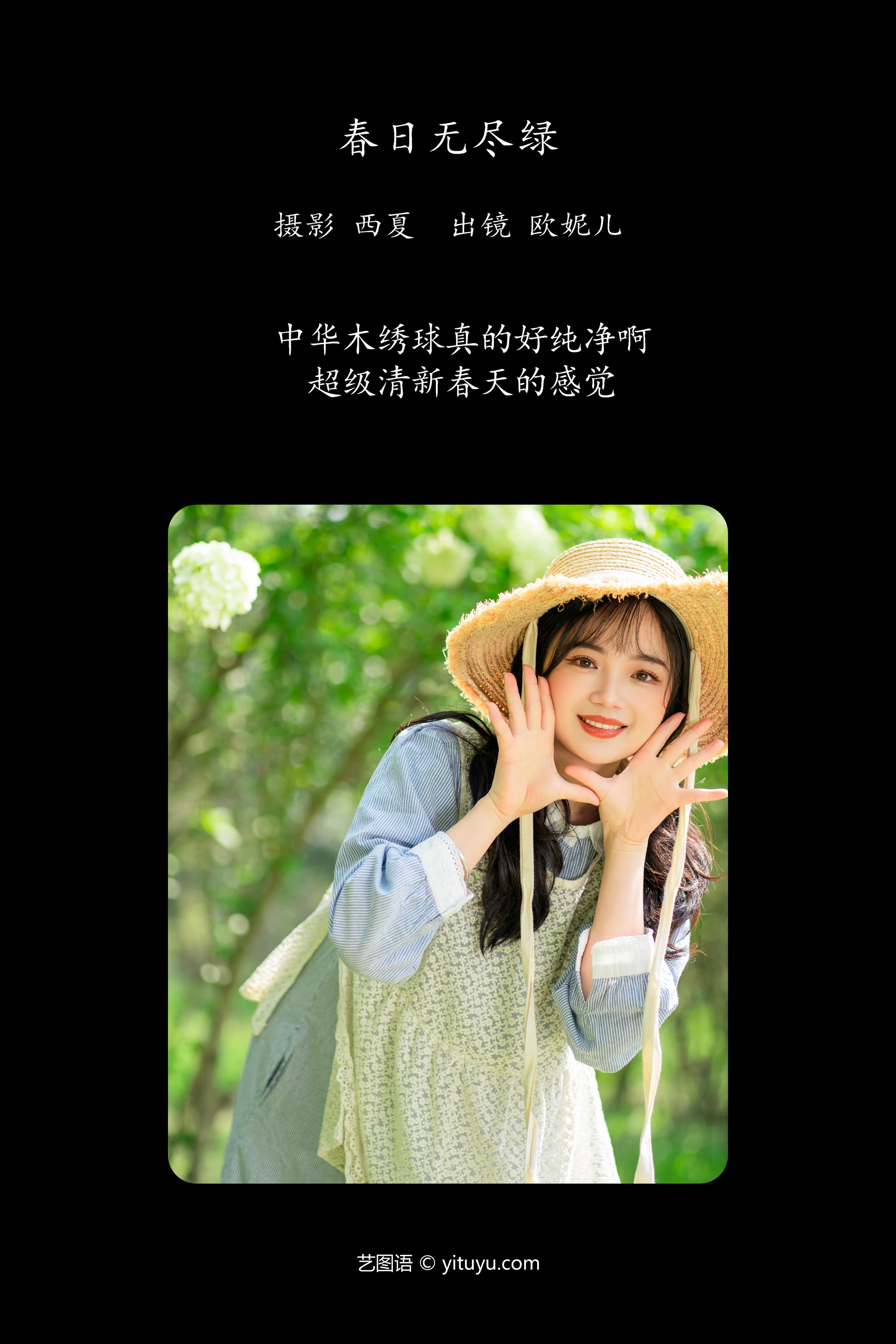 [YITUYU艺图语]2023.11.26 春日无尽绿 小欧O 0